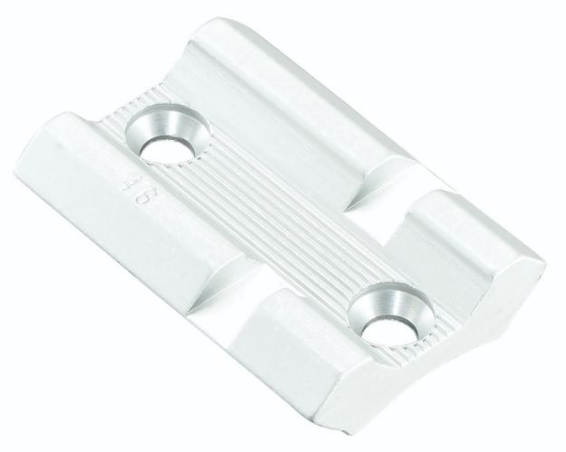 Picture of Weaver Mounts Top Mount Base For Rifle Browning/H&R/Rem Silver Aluminum 