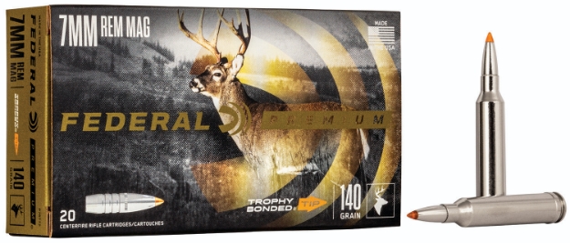 Picture of Federal Premium 7Mm Rem Mag 140 Gr Trophy Bonded Tip 20 Per Box/ 10 Cs 