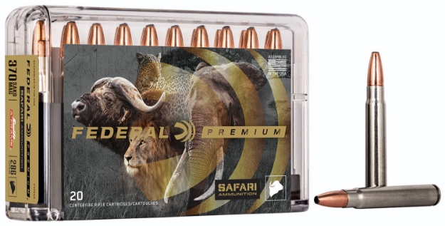 Picture of Federal Premium Safari Cape-Shok 370 Sako Mag 286 Gr Swift A-Frame (Swfr) 20 Per Box/ 10 Cs 