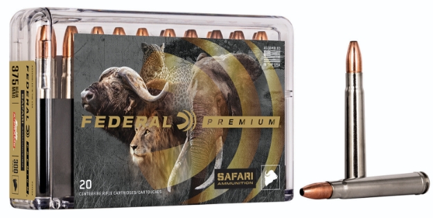 Picture of Federal Premium Safari Cape-Shok 375 H&H Mag 300 Gr Swift A-Frame (Swfr) 20 Per Box/ 10 Cs 