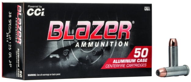 Picture of Cci Blazer Handgun 38 Special +P 125 Gr Jacketed Hollow Point (Jhp) 50 Per Box/ 20 Cs 