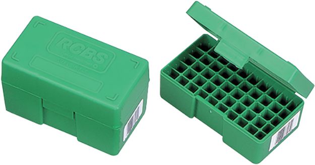 Picture of Rcbs Ammo Box For Medium Pistol Green Plastic 