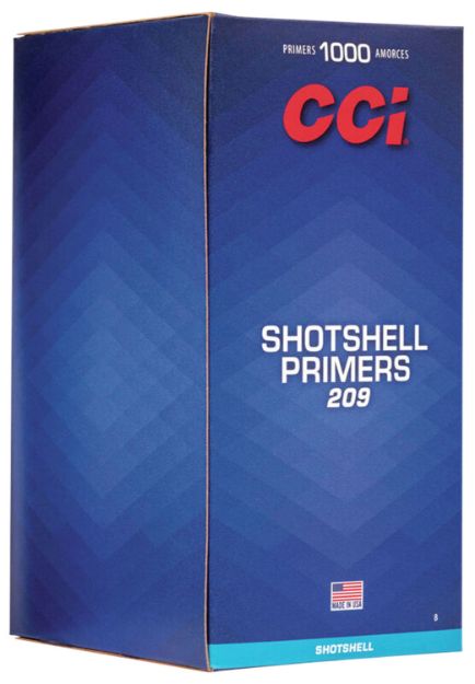 Picture of Cci Shotshell Primers 209 Shotgun 1000 Per Pack 
