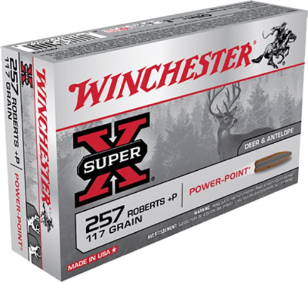 Picture of Winchester Ammo Super X 257 Roberts 117 Gr Power-Point (Pp) 20 Per Box/ 10 Cs 