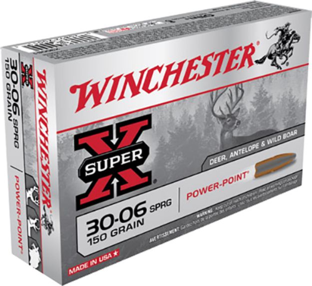 Picture of Winchester Ammo Power-Point 30-06 Springfield 150 Gr Power-Point (Pp) 20 Per Box/ 10 Cs 