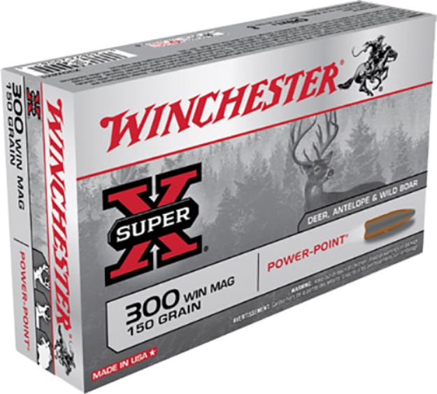 Picture of Winchester Ammo Power-Point 300 Win Mag 150 Gr Power-Point (Pp) 20 Per Box/ 10 Cs 