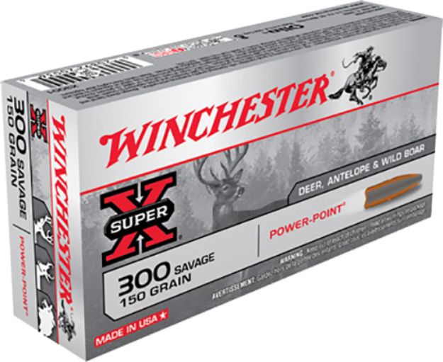 Picture of Winchester Ammo Power-Point 300 Savage 150 Gr Power-Point (Pp) 20 Per Box/ 10 Cs 