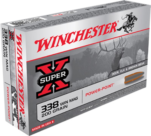 Picture of Winchester Ammo Power-Point 338 Win Mag 200 Gr Power-Point (Pp) 20 Per Box/ 10 Cs 