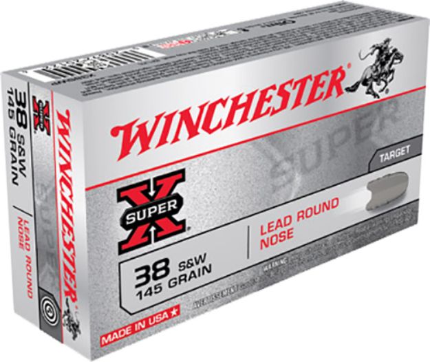 Picture of Winchester Ammo Super X Defense 38 S&W 145 Gr Lead Round Nose (Lrn) 50 Per Box/ 10 Cs 