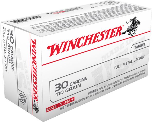 Picture of Winchester Ammo Usa 30 Carbine 110 Gr 1990 Fps Full Metal Jacket (Fmj) 50 Bx/10 Cs 