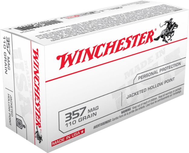 Picture of Winchester Ammo Usa Defense 357 Mag 110 Gr Jacketed Hollow Point (Jhp) 50 Per Box/ 10 Cs 