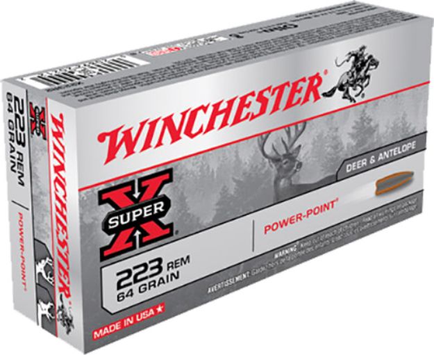 Picture of Winchester Ammo Power-Point 223 Rem 64 Gr Power-Point (Pp) 20 Per Box/ 10 Cs 