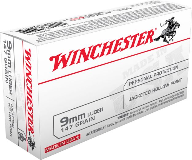 Picture of Winchester Ammo Usa Defense 9Mm Luger 115 Gr Jacketed Hollow Point (Jhp) 50 Per Box/ 10 Cs 