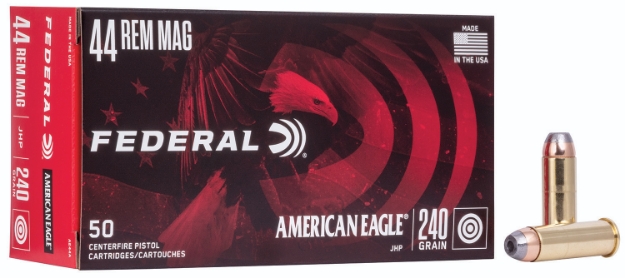 Picture of Federal American Eagle Handgun 44 Rem Mag 240 Gr Jacketed Hollow Point (Jhp) 50 Per Box/ 20 Cs 