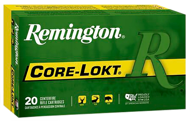 Picture of Remington Ammunition Core-Lokt Hunting 338 Win Mag 225 Gr Pointed Soft Point (Psp) 20 Per Box/ 10 Cs 