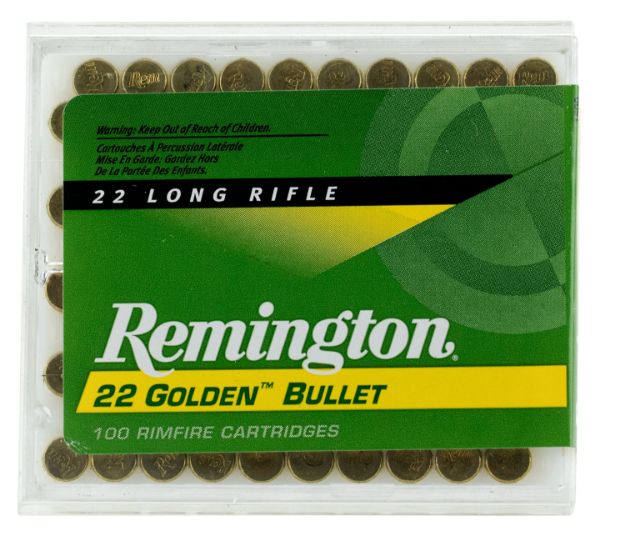 Picture of Remington Ammunition Golden Bullet Rimfire 22 Lr 40 Gr Plated Lead Round Nose 100 Per Box/ 50 Cs 