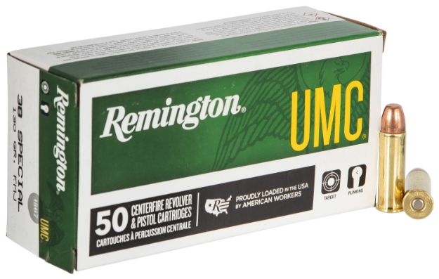 Picture of Remington Ammunition Umc Target 38 Special 130 Gr Full Metal Jacket (Fmj) 50 Per Box/ 10 Cs 