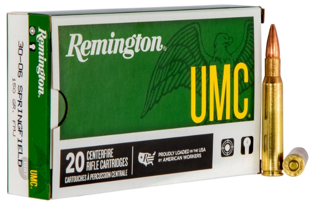 Picture of Remington Ammunition Umc Target 30-06 Springfield 150 Gr Full Metal Jacket (Fmj) 20 Per Box/ 10 Cs 