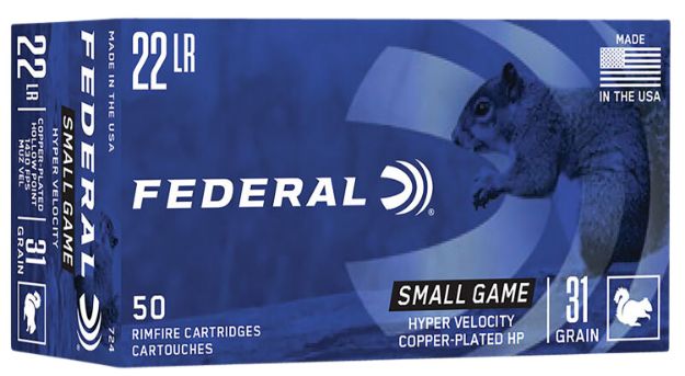 Picture of Federal Small Game & Target Small Game 22 Lr 31 Gr Copper Plated Hollow Point (Cphp) 50 Per Box/ 100 Cs 