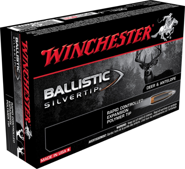 Picture of Winchester Ammo Ballistic Silvertip 25-06 Rem 115 Gr Rapid Controlled Expansion Polymer Tip 20 Per Box/ 10 Cs 