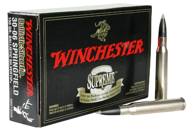 Picture of Winchester Ammo Ballistic Silvertip 30-06 Springfield 150 Gr Rapid Controlled Expansion Polymer Tip 20 Per Box/ 10 Cs 