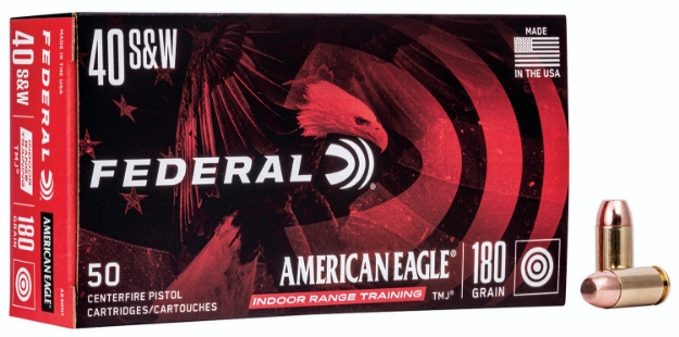 Picture of Federal American Eagle Irt Training 40 S&W 180 Gr Total Metal Jacket (Tmj) 50 Per Box/ 20 Cs 