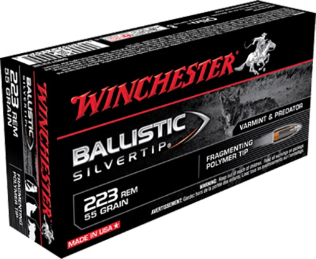 Picture of Winchester Ammo Ballistic Silvertip 223 Rem 55 Gr Fragmenting Polymer Tip 20 Per Box/ 10 Cs 