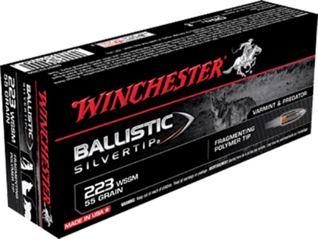 Picture of Winchester Ammo Ballistic Silvertip 223 Wssm 55 Gr Fragmenting Polymer Tip 20 Per Box/ 10 Cs 