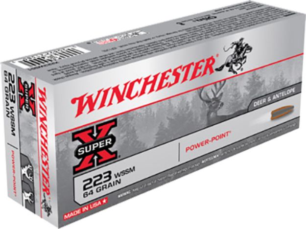 Picture of Winchester Ammo Power-Point 223 Wssm 64 Gr Power-Point (Pp) 20 Per Box/ 10 Cs 