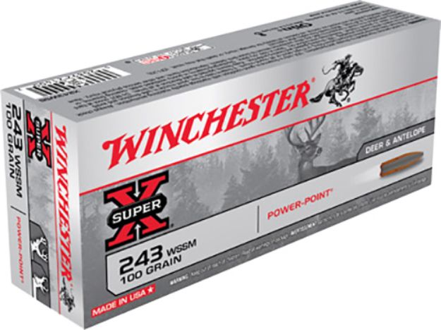 Picture of Winchester Ammo Power-Point 243 Wssm 100 Gr Power-Point (Pp) 20 Per Box/ 10 Cs 