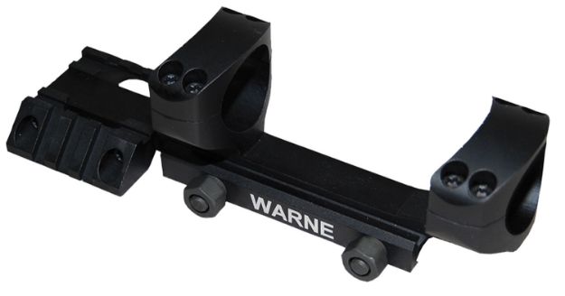 Picture of Warne R.A.M.P. Scope Mount/Ring Combo For Msr Ar10/Ar15 1" Tube Ultra High Rings Black Anodized Aluminum 