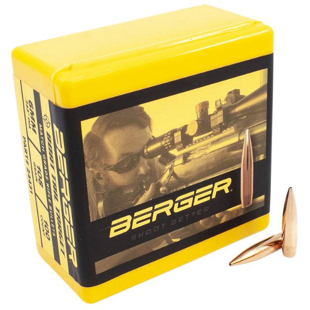 Picture of Berger Bullets Target Match Grade 6Mm .243 108 Gr Boat-Tail (Bt) 100 Per Box 