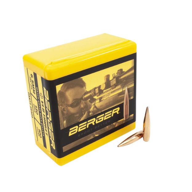 Picture of Berger Bullets Vld Target Long Range 6.5 Creedmoor .264 130 Gr Secant Very Low Drag 100 Per Box 