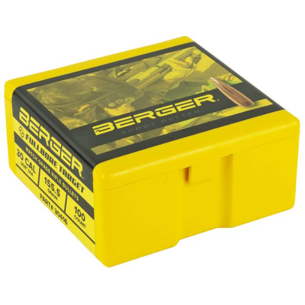 Picture of Berger Bullets Target Match Grade 30 Cal .308 155.5 Gr Boat-Tail (Bt) 100 Per Box 