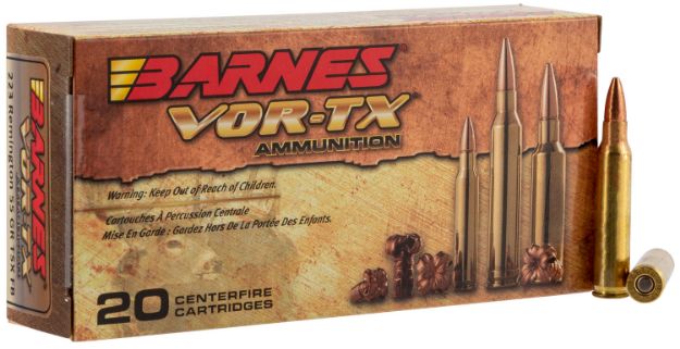 Picture of Barnes Bullets Vor-Tx Centerfire Rifle 223 Rem 55 Gr Barnes Tsx Flat Base (Tsxfb) 20 Per Box/ 10 Cs 