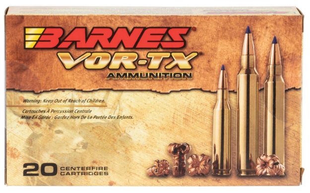 Picture of Barnes Bullets Vor-Tx Centerfire Rifle 7Mm Rem Mag 140 Gr Tipped Tsx Boat-Tail 20 Per Box/ 10 Cs 