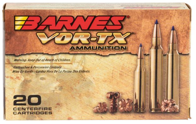 Picture of Barnes Bullets Vor-Tx Centerfire Rifle 30-06 Springfield 150 Gr Tipped Tsx Boat-Tail 20 Per Box/ 10 Cs 