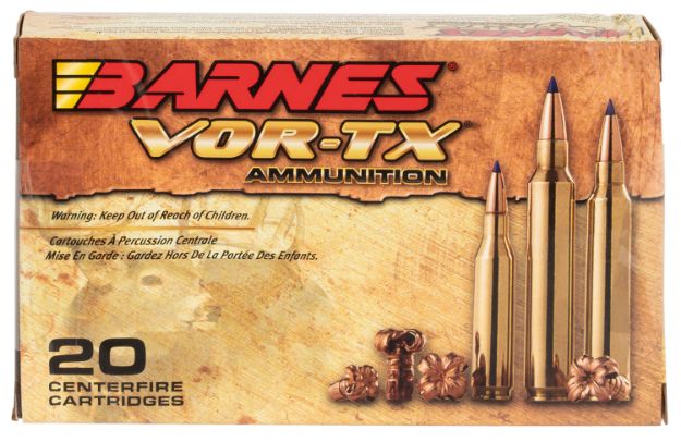 Picture of Barnes Bullets Vor-Tx Centerfire Rifle 30-06 Springfield 180 Gr Tipped Tsx Boat-Tail 20 Per Box/ 10 Cs 