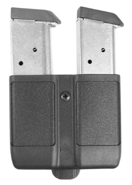 Picture of Blackhawk Double Mag Case Black Polymer Belt Clip Compatible W/ Single Stack 9Mm/10Mm/40/45/357 