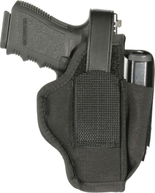 Picture of Blackhawk Multi-Use Iwb/Owb Size 36 Black Cordura Belt Clip Fits Sm Frame 5/6 Rd Revolver W/Hammer/2-2.25" Barrel Belt 1.50-1.75" Wide Ambidextrous 