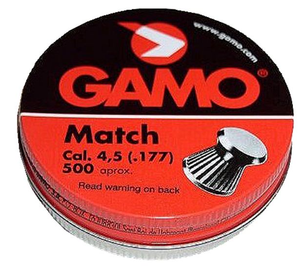 Picture of Gamo Match Training 177 Lead Flat Nose 500 Per Tin 