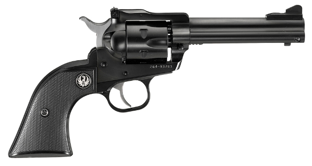 Picture of Ruger Single-Six Convertible 22 Lr Or 22 Wmr 4.62" Barrel 6Rd Cylinder, Blued Alloy Steel, Checkered Hard Rubber Grip, Adjustable Rear Sight, Transfer Bar Safety, Includes 22 Wmr Cylinder 