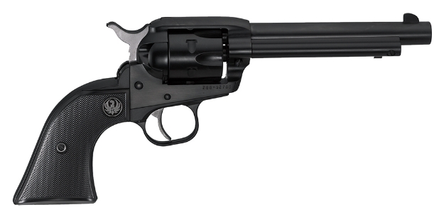 Picture of Ruger Single-Six Convertible 22 Lr Or 22 Wmr 5.50" Barrel 6Rd Cylinder, Blued Alloy Steel, Checkered Hard Rubber Grip, Fixed Sights, Transfer Bar Safety, Includes 22 Wmr Cylinder 