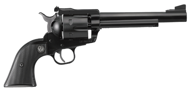 Picture of Ruger Blackhawk 357 Mag Blued Alloy Steel 6.50" Barrel & 6Rd Cylinder, Black Checkered Hard Rubber Grip, Ramp Front/Adjustable Rear Sights 