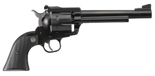 Picture of Ruger Blackhawk Convertible 9Mm Luger Or 357 Mag Blued Alloy Steel 6.50" Barrel & Two Interchangeable 6Rd Cylinders, Checkered Black Hard Rubber Grip 