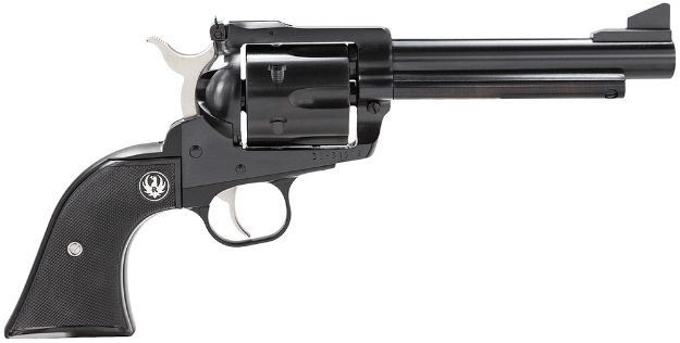 Picture of Ruger Blackhawk 45 Colt (Lc) Blued Alloy Steel 5.50" Barrel & 6Rd Cylinder, Checkered Black Hard Rubber Grip, Ramp Front/Adjustable Rear Sights 