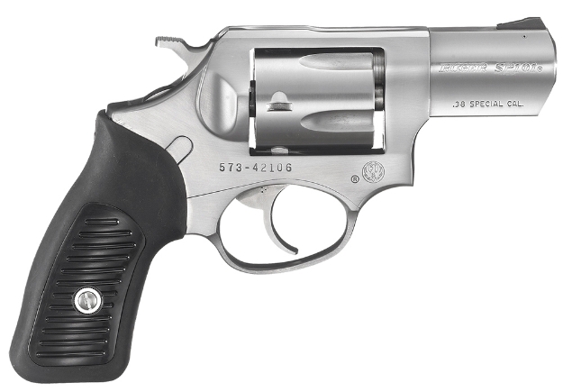 Picture of Ruger Sp101 38 Special 2.25" Barrel 5Rd Triple-Locking Cylinder, Satin Stainless Steel, Cushioned Rubber With Synthetic Insert Grip, Transfer Bar Safety 