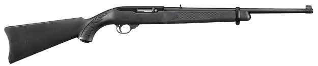 Picture of Ruger 10/22 Carbine 22 Lr 10+1 18.50" Barrel, Satin Black Alloy Steel, Black Synthetic Stock, Cross-Bolt Manual Safety 