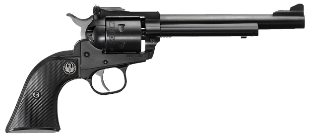 Picture of Ruger Single-Six 17 Hmr 6.50" Barrel 6Rd Cylinder, Blued Alloy Steel, Checkered Hard Rubber Grip, Transfer Bar Safety 