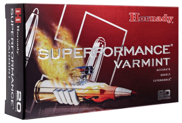 Picture of Hornady Superformance Varmint Varmint 222 Rem 50 Gr Hornady V-Max (Vmx) 20 Per Box/ 10 Cs 